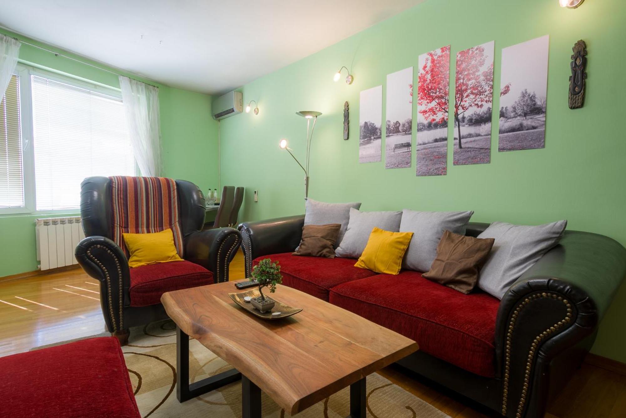 Top Center Spacious Apartment With Ac And Free Underground Parking Sofia Ngoại thất bức ảnh